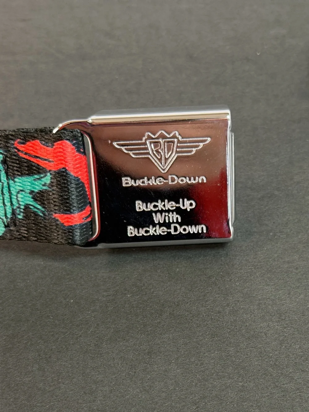 Buckle Down Seatbelt Dinosaur Kids 1